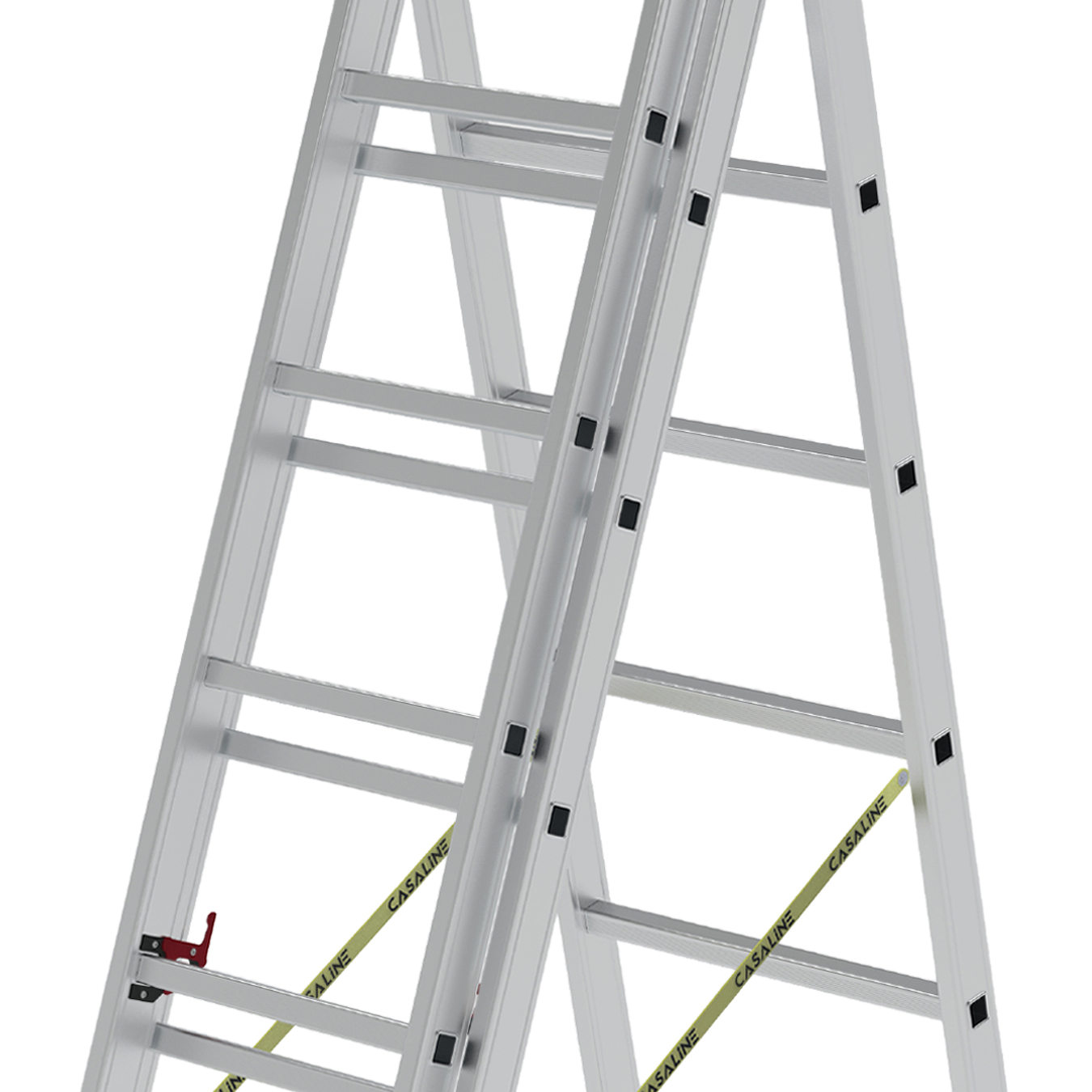 3 SECTION ALUMINIUM INDUSTRIAL LADDER - A TYPE gallery image 5